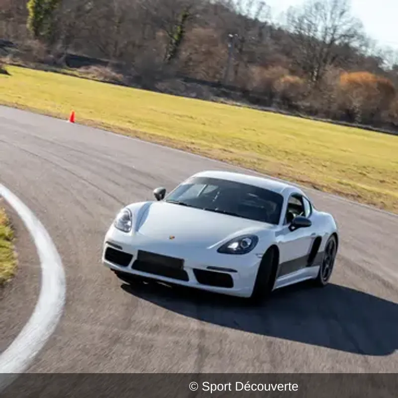 Baptême en Porsche 718 Cayman - Circuit de Dijon-Prenois