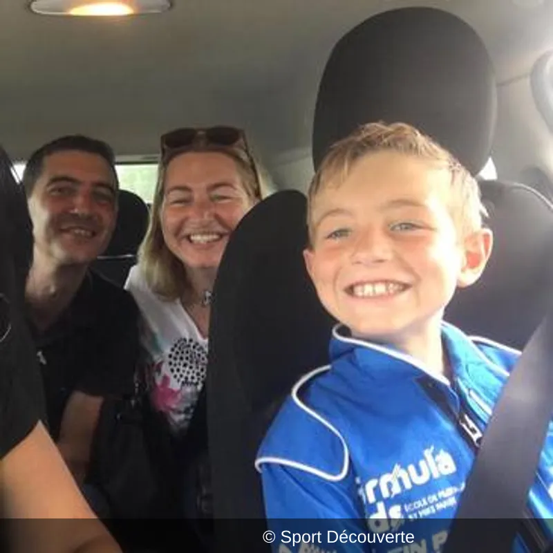 Coffret Pilotage Enfant sur le circuit de Trappes