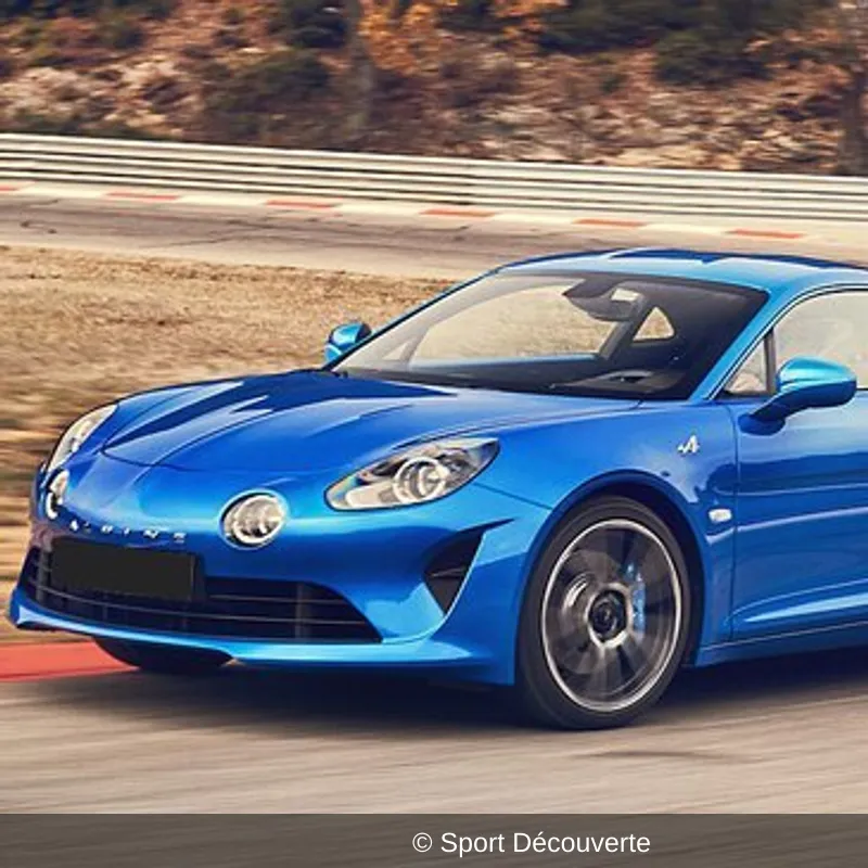 Pilotage Alpine A110S sur le circuit des Ecuyers