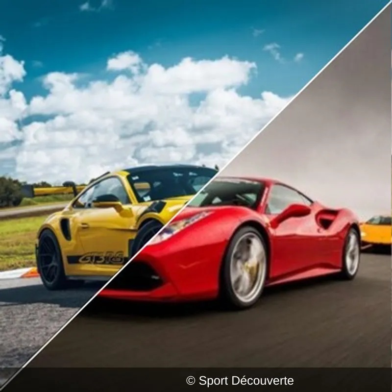 Pilotage Duo Porsche-Ferrari sur le circuit de la Châtre