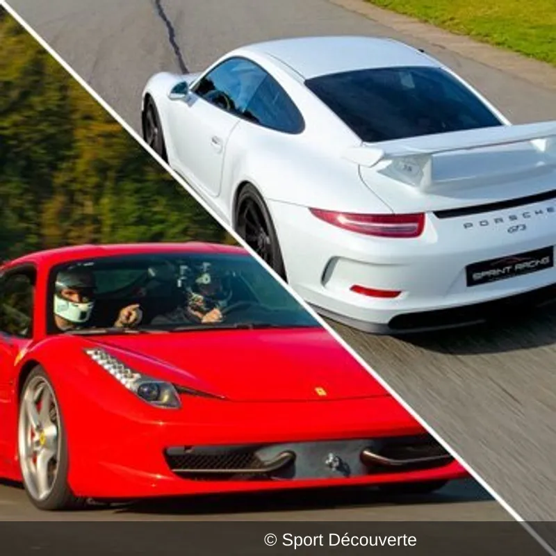 Pilotage Duo Porsche Ferrari sur le circuit des Écuyers