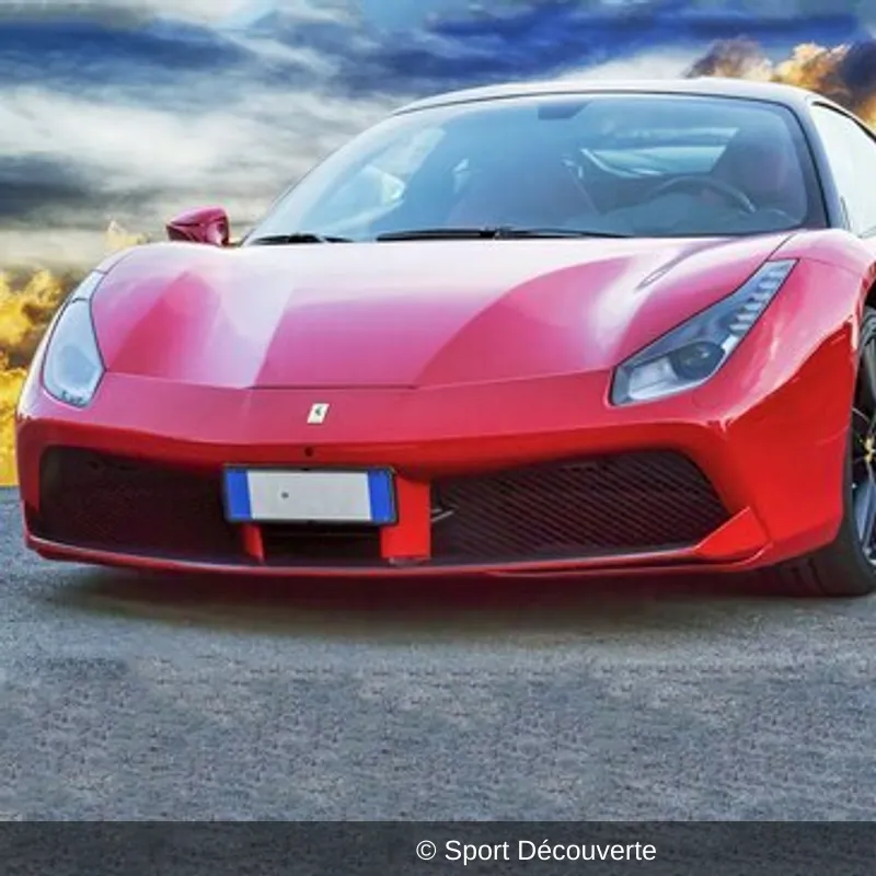 Pilotage Ferrari 488 GTB sur le circuit de Clastres