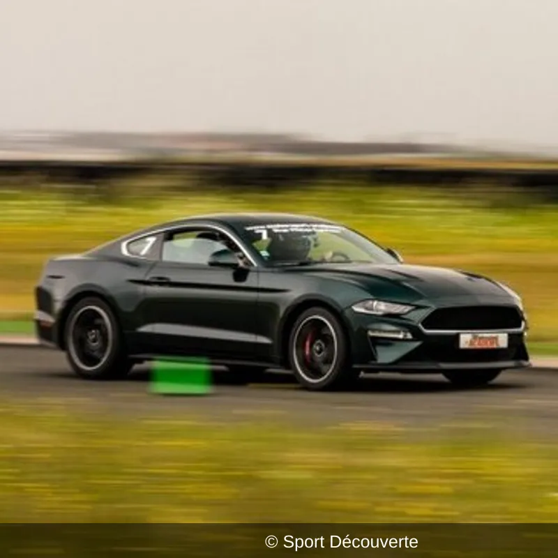 Pilotage Ford Mustang Bullitt sur le circuit de la Châtre