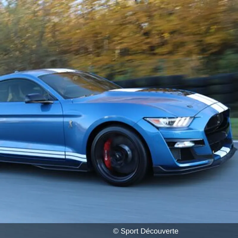 Pilotage Ford Mustang Shelby GT500 sur le circuit de Mirecourt