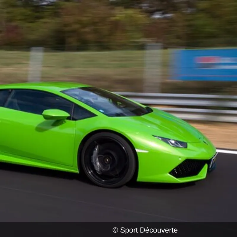 Pilotage Lamborghini Huracan sur le circuit de Clastres