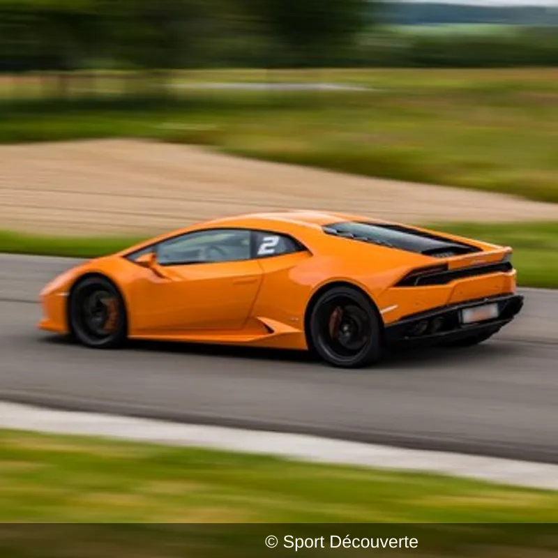 Pilotage Lamborghini Huracan LP-610 sur le circuit de Château-Gaillard