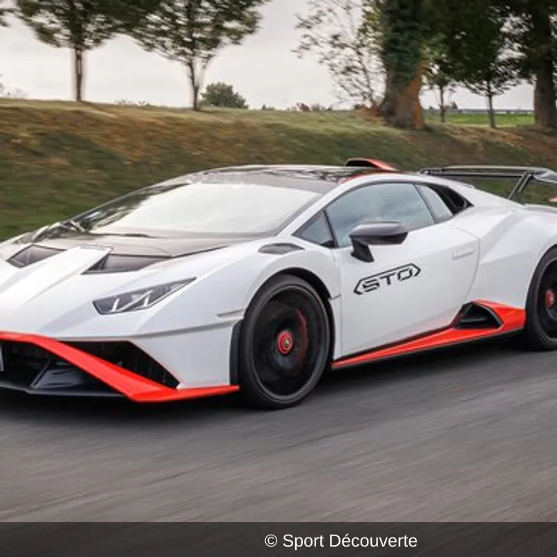 Pilotage Lamborghini Huracan STO sur le circuit de Fontenay-le-Comte