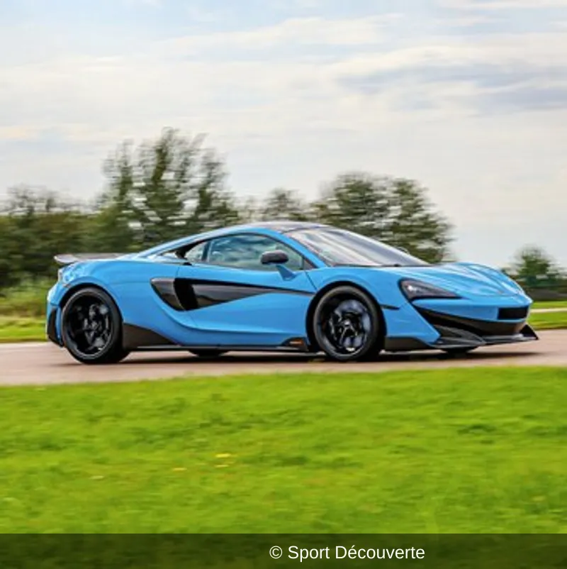 Pilotage McLaren 600LT sur le circuit de Trappes