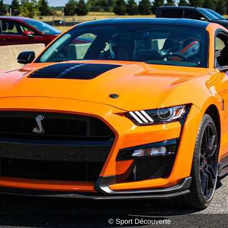 Pilotage Mustang Shelby GT500 sur le circuit de Folembray