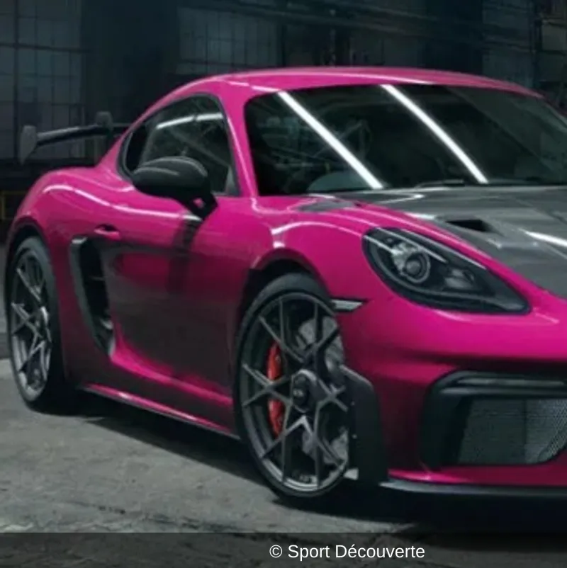 Pilotage Porsche 718 Cayman GT4 RS sur le circuit de Château-Gaillard