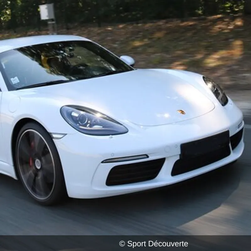 Pilotage Porsche 718 Cayman S sur le circuit de Clastres