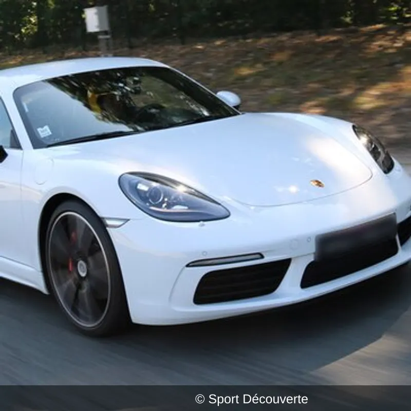 Pilotage Porsche 718 Cayman S sur le circuit de Pont-L’Évêque